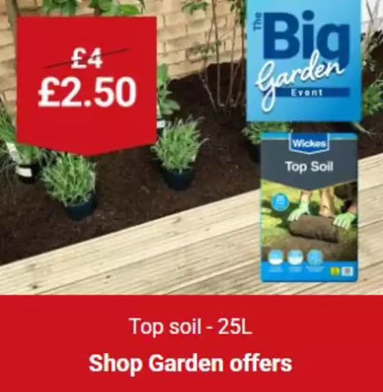 Wickes catalogue in Otley | Top Soil | 2025-10-21T00:00:00.000Z - 2025-11-06T00:00:00.000Z