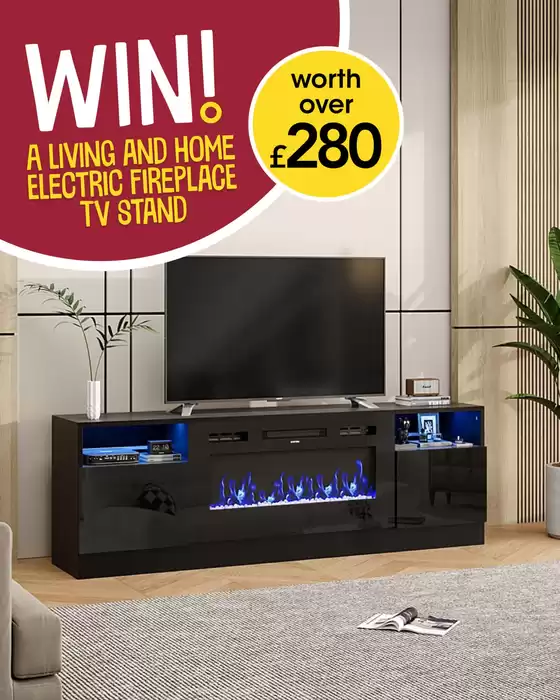 Wilko catalogue in Barnsley | A Kiving And Home Electric Fireplace Tv Stand | 2025-10-22T00:00:00.000Z - 2025-10-28T00:00:00.000Z