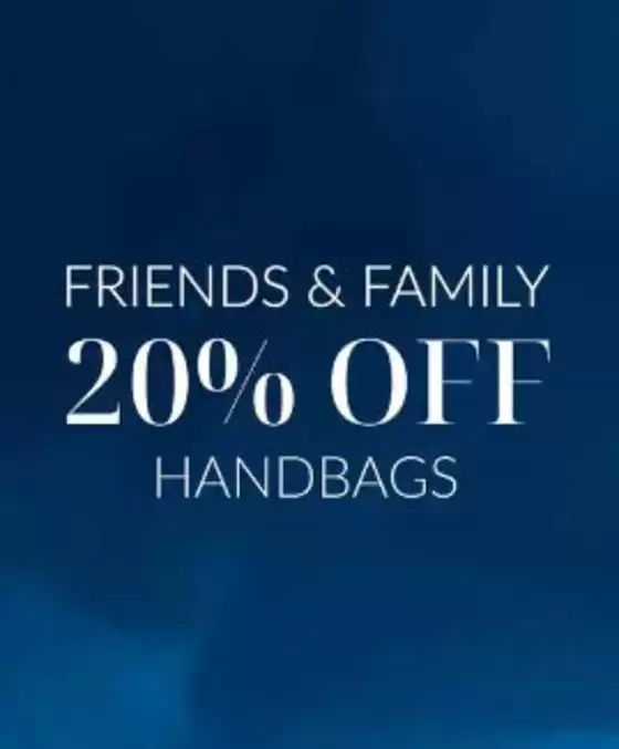 House of Fraser catalogue | 20% Off Handbags | 2025-10-22T00:00:00.000Z - 2025-11-04T00:00:00.000Z