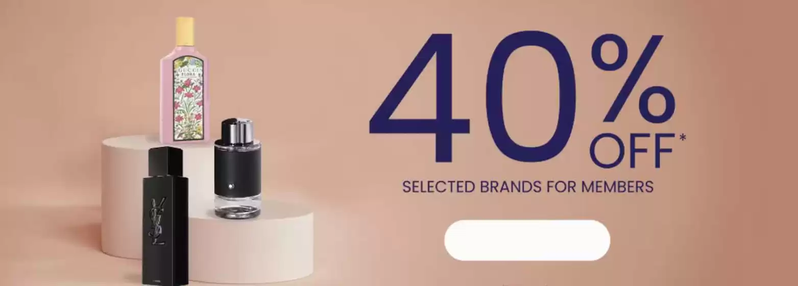 The Fragrance Shop catalogue in Lytham St Anne's | 40% Off Selected Brands For Members | 2025-10-23T00:00:00.000Z - 2025-10-28T00:00:00.000Z