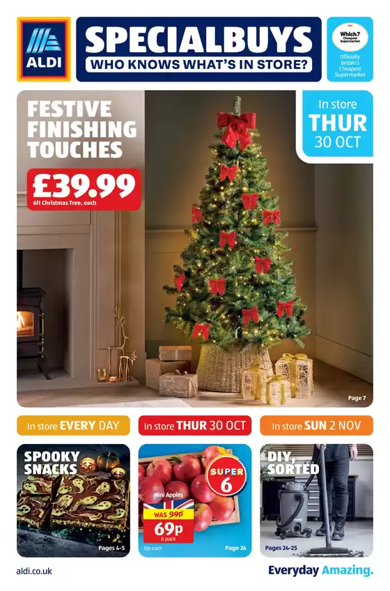 Aldi catalogue in Southport | New offers to discover | 2025-10-24T00:00:00.000Z - 2025-11-07T00:00:00.000Z