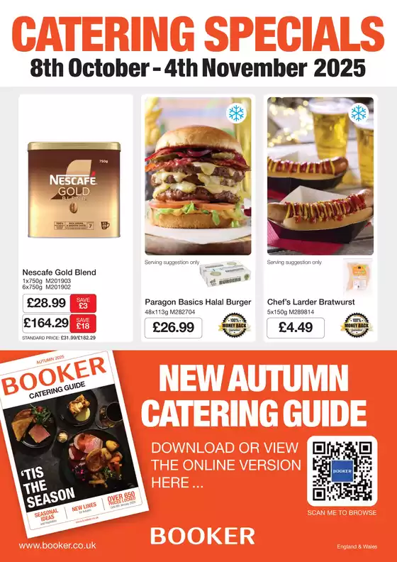 Booker Wholesale catalogue in Chatham | Catering Specials! | 2025-10-27T00:00:00.000Z - 2025-11-04T00:00:00.000Z