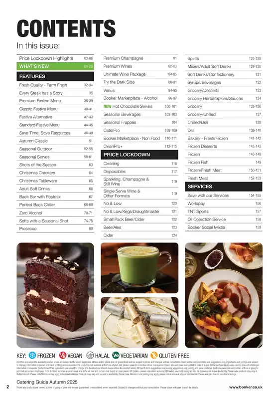 Booker Catering Guide