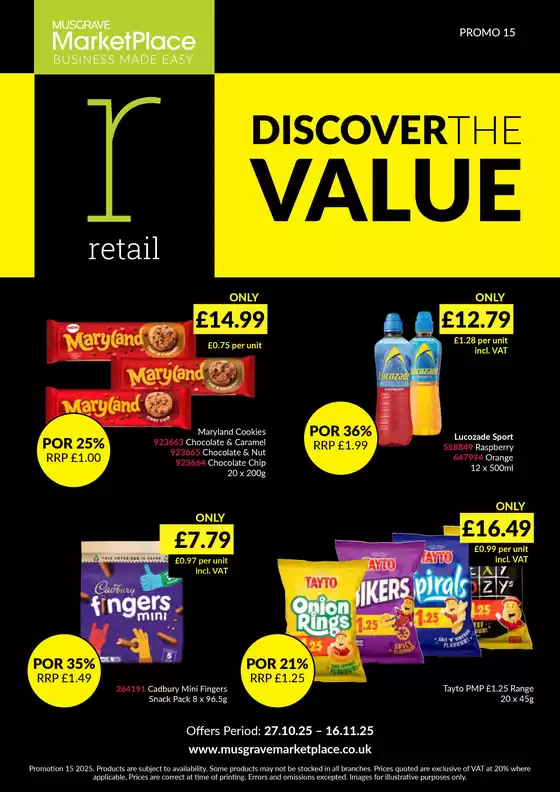 Musgrave MarketPlace catalogue in Rugby | RETAIL DEALS | 2025-10-28T00:00:00.000Z - 2025-11-11T00:00:00.000Z