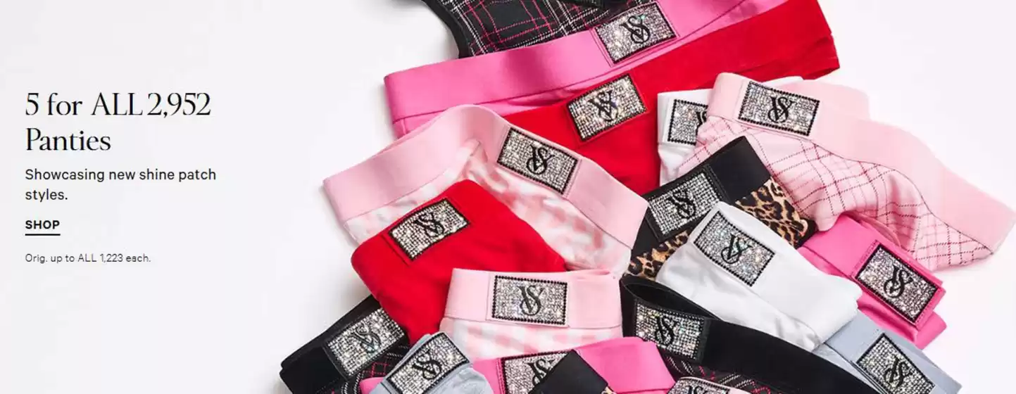 Victoria's Secret catalogue in Metheringham | 5 For All 2.952 Panties | 2025-10-28T00:00:00.000Z - 2025-11-13T00:00:00.000Z