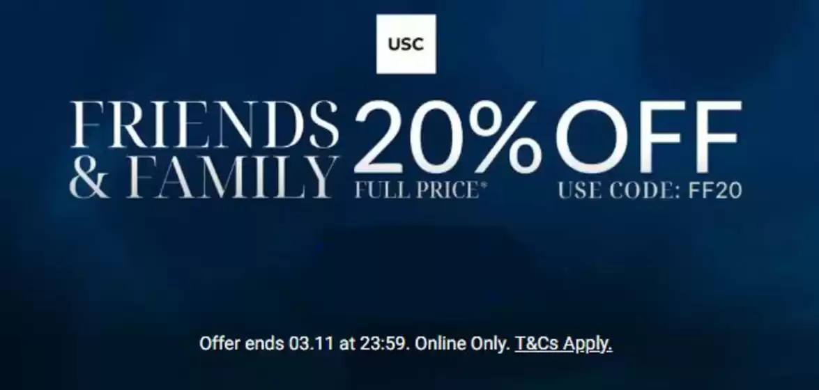 Sports Direct catalogue in Cardiff | Friends 20% Off & Family  | 2025-10-29T00:00:00.000Z - 2025-11-03T00:00:00.000Z