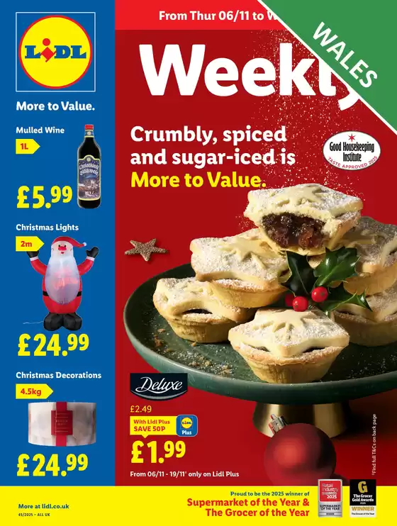 Lidl catalogue in Wigan | Current bargains and offers | 2025-11-06T00:00:00.000Z - 2025-11-12T00:00:00.000Z