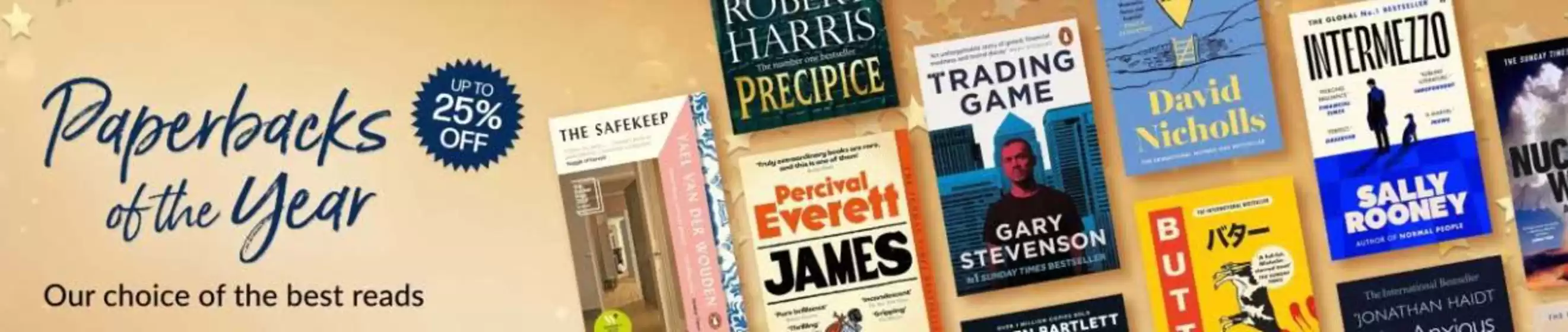 Waterstones Booksellers catalogue in Brent | Paperbacks Of The Year! | 2025-10-31T00:00:00.000Z - 2025-11-25T00:00:00.000Z