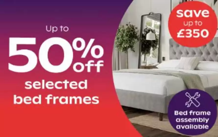 Bensons for Beds catalogue in Yate | Up To 50% Off Selected Bed Frames | 2025-10-31T00:00:00.000Z - 2025-11-16T00:00:00.000Z