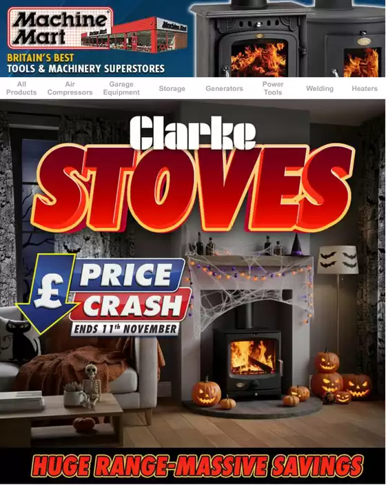 Machine Mart catalogue in Feltham | Clarke Stoves/ | 2025-10-31T00:00:00.000Z - 2025-11-11T00:00:00.000Z