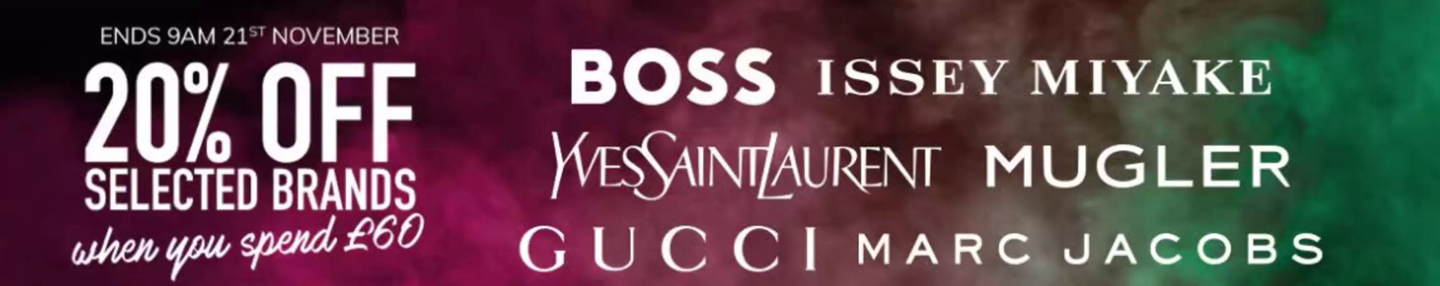 The Perfume Shop catalogue in Wigan | 20% Off Selected Brands | 2025-11-04T00:00:00.000Z - 2025-11-21T00:00:00.000Z