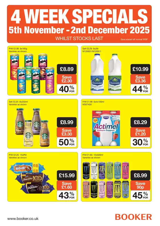 Booker Wholesale catalogue in Banbridge | 4 Week Specials- | 2025-11-06T00:00:00.000Z - 2025-12-02T00:00:00.000Z