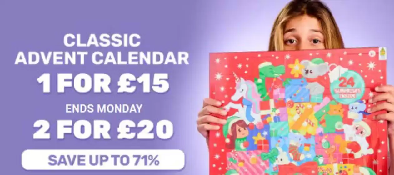 Smiggle catalogue | Classic Advent Calendar- | 2025-11-06T00:00:00.000Z - 2025-11-20T00:00:00.000Z