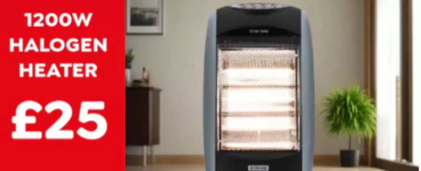 The Original Factory Shop catalogue | 1200W Halogen Heater £25 | 2025-11-13T00:00:00.000Z - 2025-11-25T00:00:00.000Z