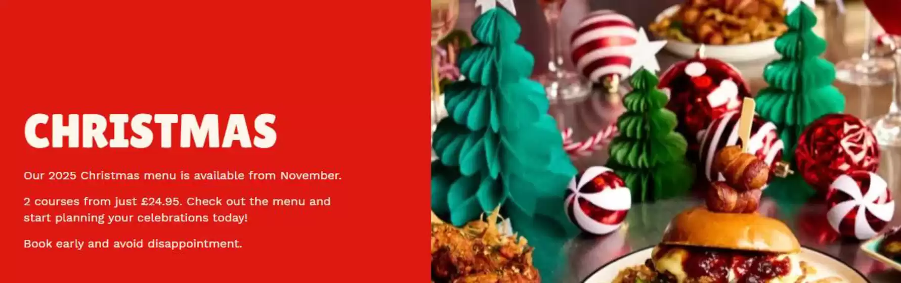 T.G.I. Friday's catalogue in Manchester | Christmas  | 2025-11-14T00:00:00.000Z - 2025-11-30T00:00:00.000Z