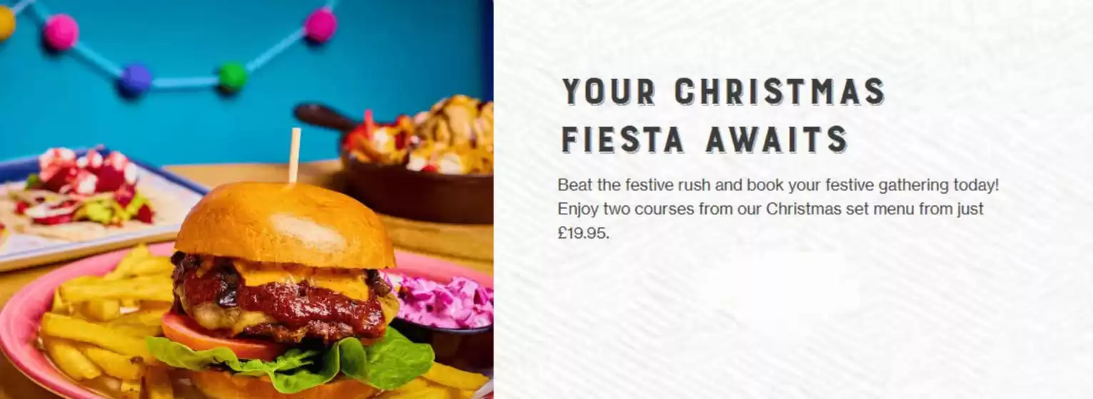 Chiquito catalogue in Manchester | Your Christmas Fiesta Awaits | 2025-11-14T00:00:00.000Z - 2025-12-31T00:00:00.000Z
