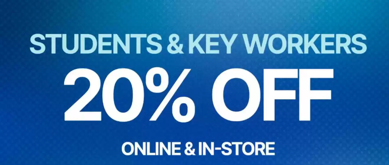 Footasylum catalogue in Castleford | Students & Key Workers 20% Off Online & In-Store | 2025-11-14T00:00:00.000Z - 2025-11-22T00:00:00.000Z