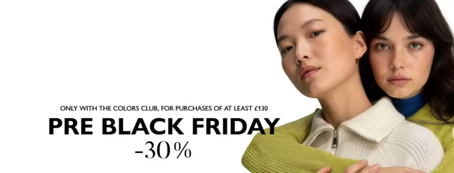 United Colors Of Benetton catalogue | Pre Black Friday -30% | 2025-11-17T00:00:00.000Z - 2025-11-27T00:00:00.000Z
