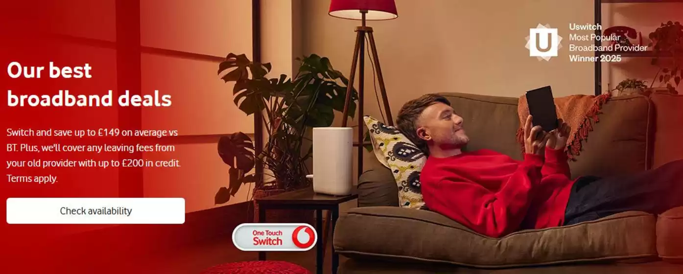 Vodafone catalogue in Eastbourne | Our Best Broadband Deals! | 2025-11-17T00:00:00.000Z - 2025-11-30T00:00:00.000Z