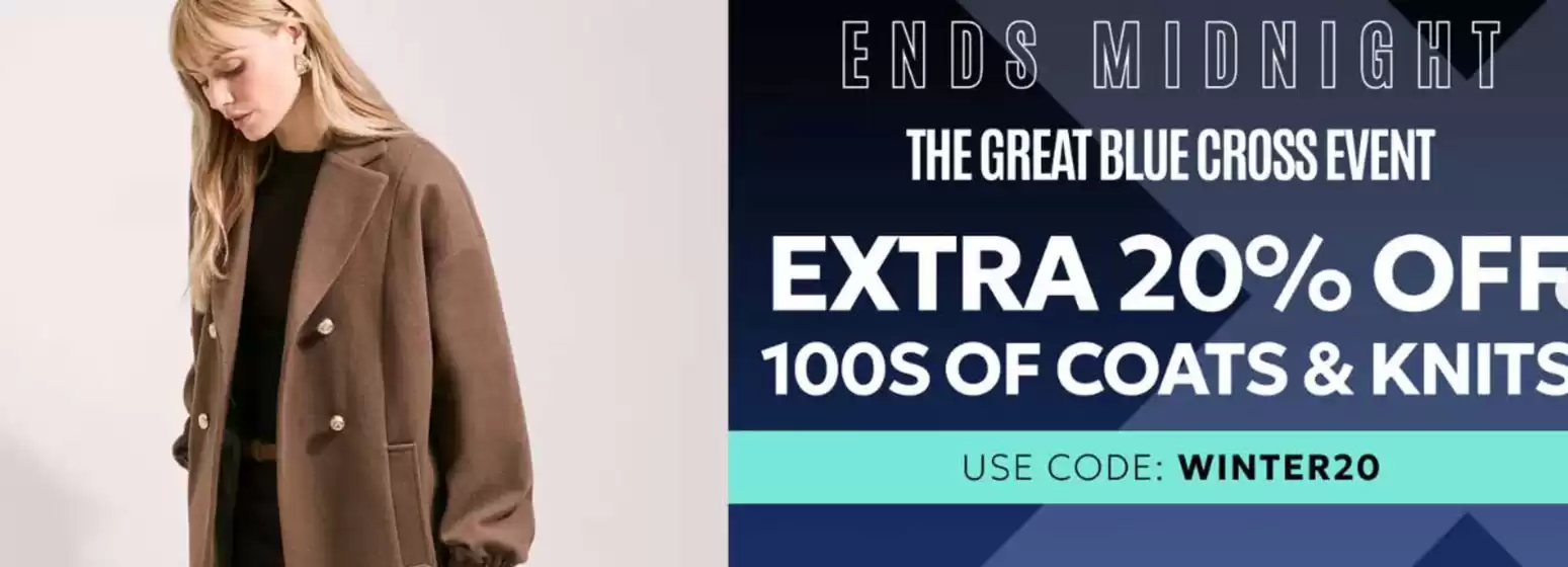 Debenhams catalogue in Rugby | Extra 20% Off 100s Of Coats & Knits | 2025-11-18T00:00:00.000Z - 2025-12-07T00:00:00.000Z