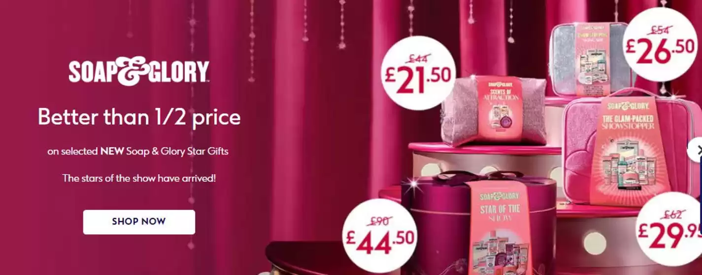 Boots catalogue in Ashton-under-Lyne | Better Than 1/2 Price | 2025-11-18T00:00:00.000Z - 2025-12-26T00:00:00.000Z