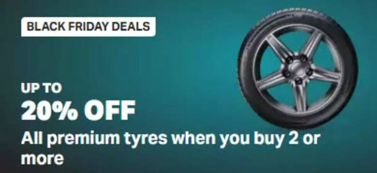 Halfords catalogue in Sheffield | Up To 20% Off All Premium Tyres When Your Buy 2 Or More | 2025-11-19T00:00:00.000Z - 2025-12-07T00:00:00.000Z