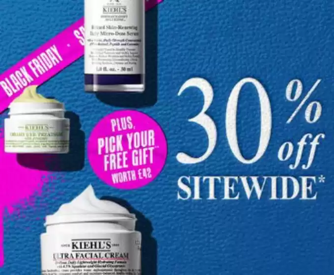 Kiehl's catalogue | 30% Off Sitewide- | 2025-11-25T00:00:00.000Z - 2025-11-29T00:00:00.000Z