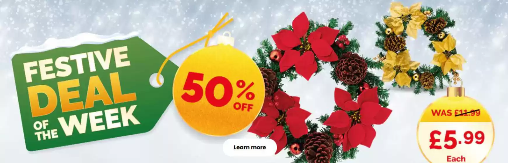 Poundstretcher catalogue in Weymouth | Festival Deal Of The Week | 2025-11-25T00:00:00.000Z - 2025-12-02T00:00:00.000Z