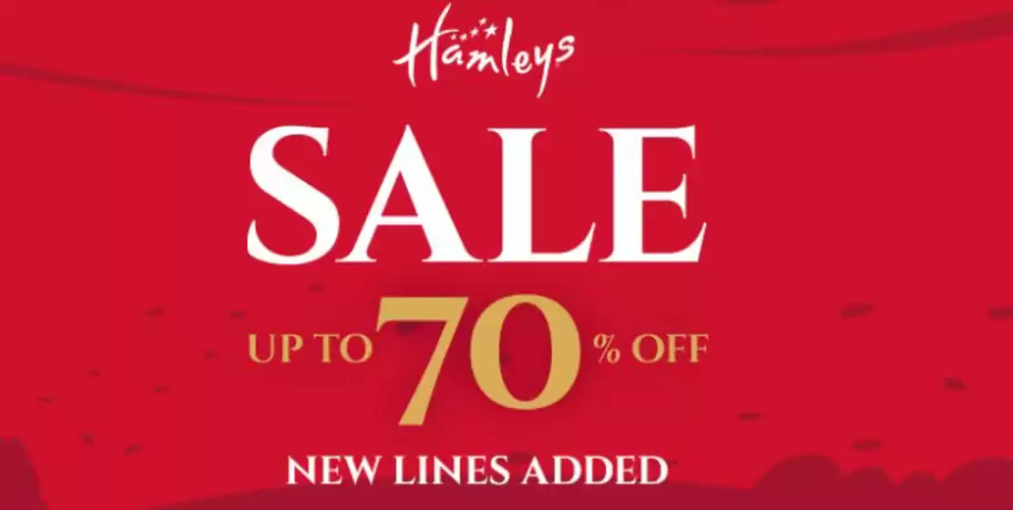 Hamleys catalogue in London | Sale Up T o 70% off New Lines Added | 2025-12-03T00:00:00.000Z - 2025-12-15T00:00:00.000Z
