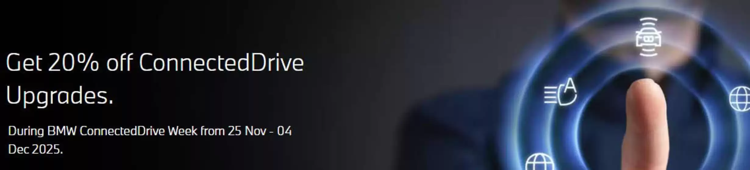 BMW catalogue in Epsom | Get 20% Off Connected Drive Upgrades | 2025-12-03T00:00:00.000Z - 2025-12-04T00:00:00.000Z