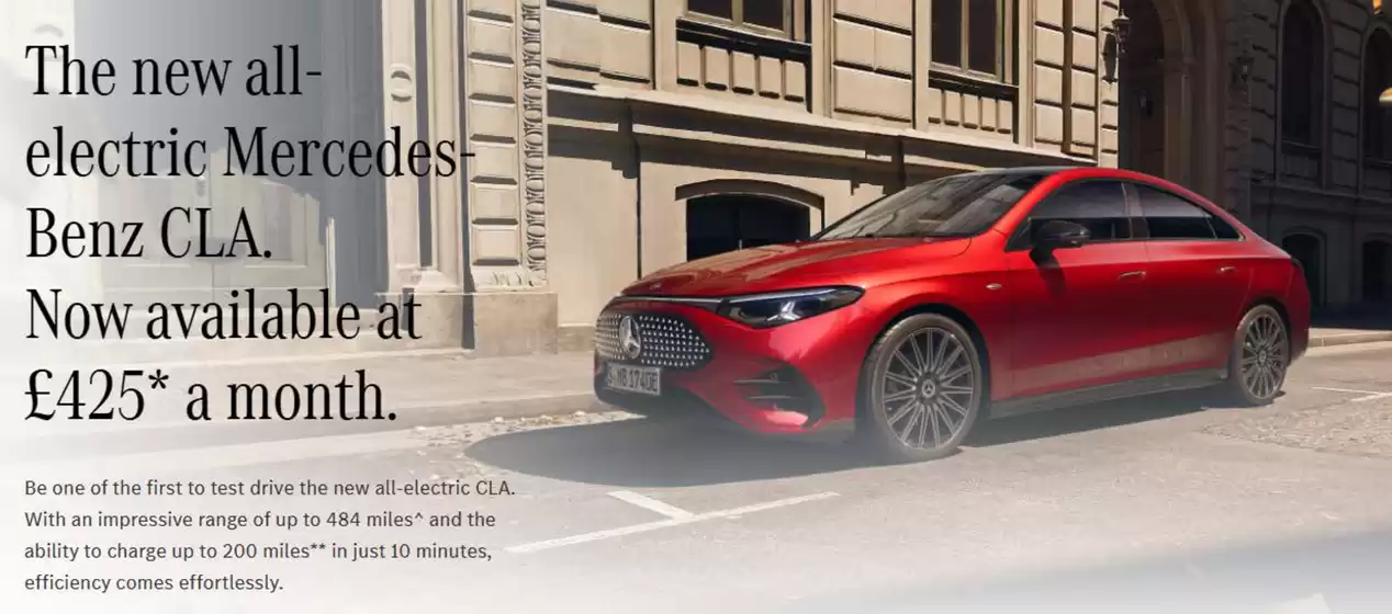 Mercedes-Benz catalogue in Epsom | The New All Electric Mercedes Benz Cla Now Available At £425* A Month | 2025-12-03T00:00:00.000Z - 2025-12-26T00:00:00.000Z