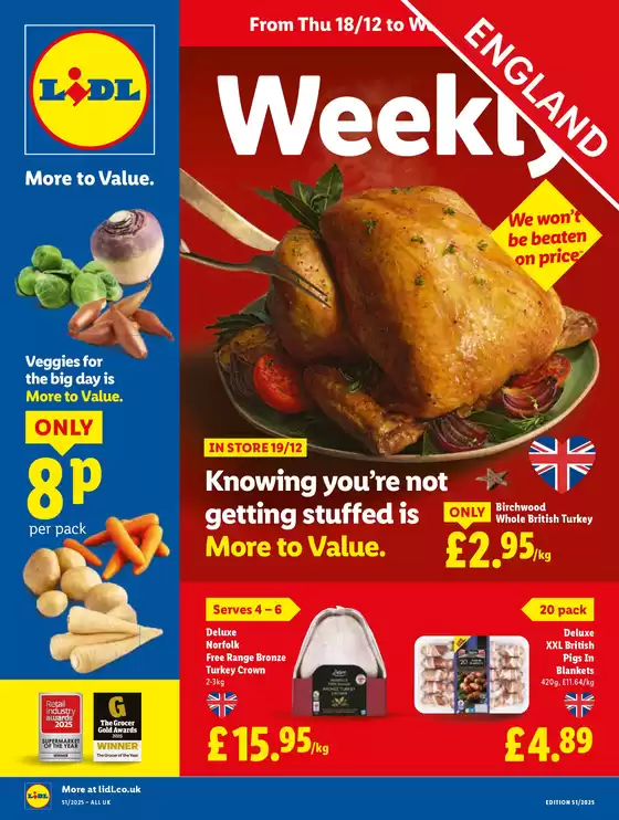 Lidl catalogue in London | Top offers for smart savers | 2025-12-18T00:00:00.000Z - 2025-12-24T00:00:00.000Z
