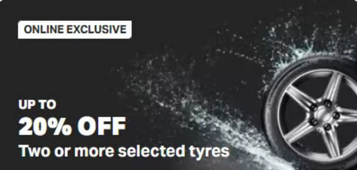 Halfords catalogue in Slough | Up To 20% Off Two Or More Selected Tyres | 2025-12-12T00:00:00.000Z - 2025-12-29T00:00:00.000Z