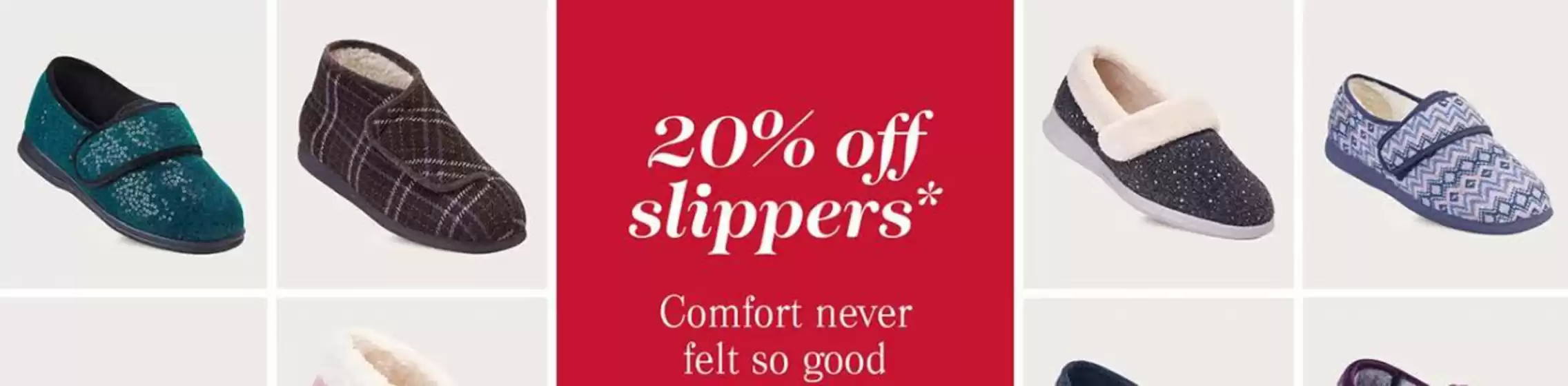 Cosyfeet catalogue in Derby | 20% Off Slippers | 2025-12-12T00:00:00.000Z - 2025-12-24T00:00:00.000Z