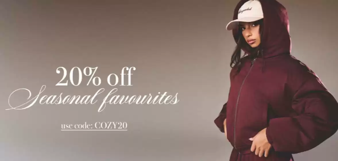 Missguided catalogue in Staplehurst | 20% Off Seasonal Favourties | 2025-12-19T00:00:00.000Z - 2026-01-05T00:00:00.000Z