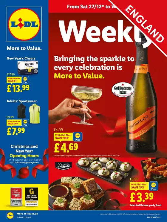 Lidl catalogue in Ellesmere Port | Great discounts on selected products | 2025-12-26T00:00:00.000Z - 2025-12-31T00:00:00.000Z