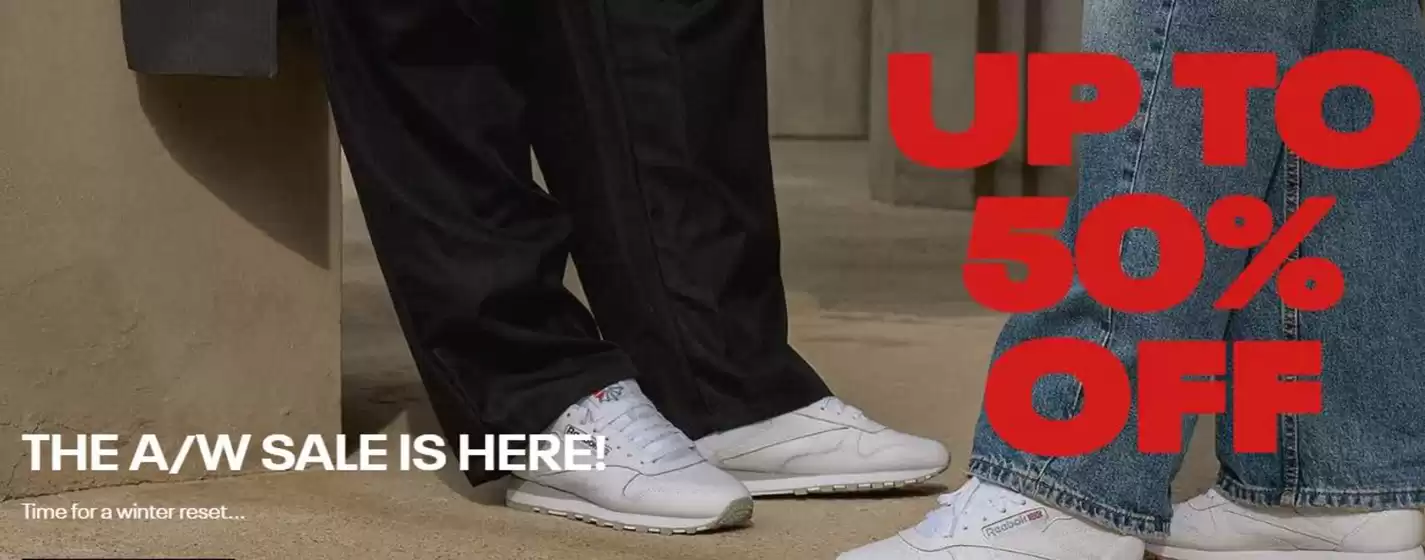 Reebok catalogue in Glasgow | Up To 50% Off/ | 2025-12-22T00:00:00.000Z - 2026-01-02T00:00:00.000Z