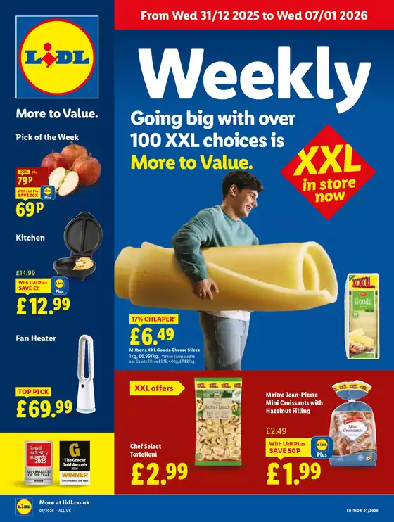 Lidl catalogue in London | Top deals for all customers | 2025-12-31T00:00:00.000Z - 2026-01-07T00:00:00.000Z