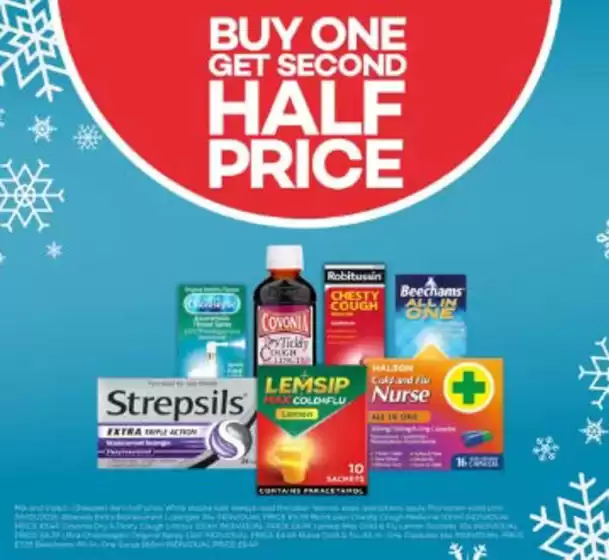 Rowlands Pharmacy catalogue | Buy One Get Second Half Price~ | 2025-12-30T00:00:00.000Z - 2026-01-12T00:00:00.000Z