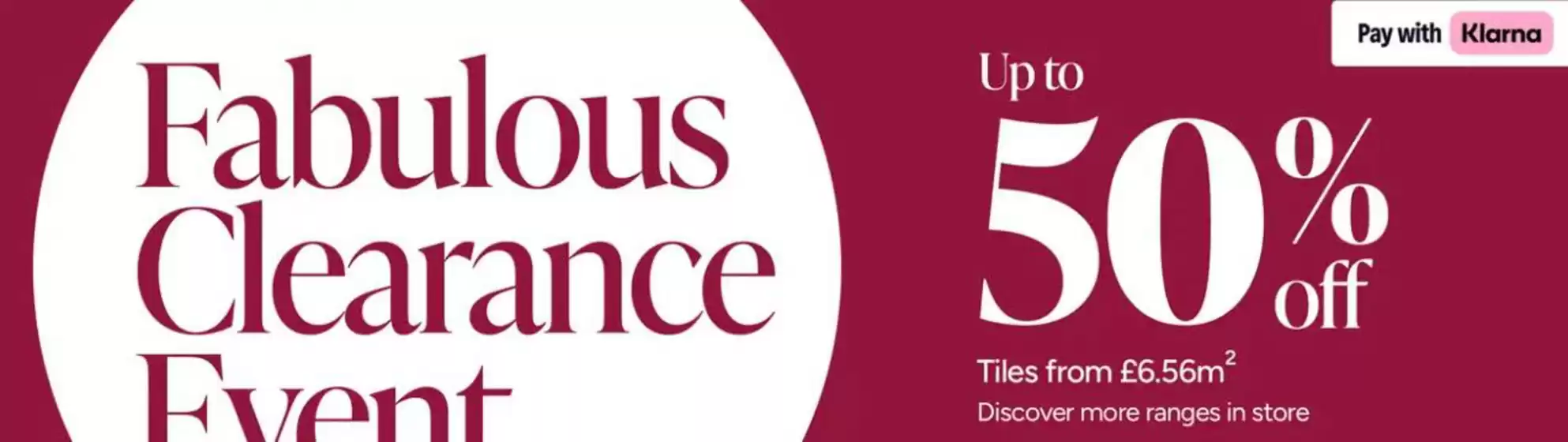 Topps Tiles catalogue in Woburn Sands | Fabulous Clearance Event | 2025-12-30T00:00:00.000Z - 2026-01-15T00:00:00.000Z