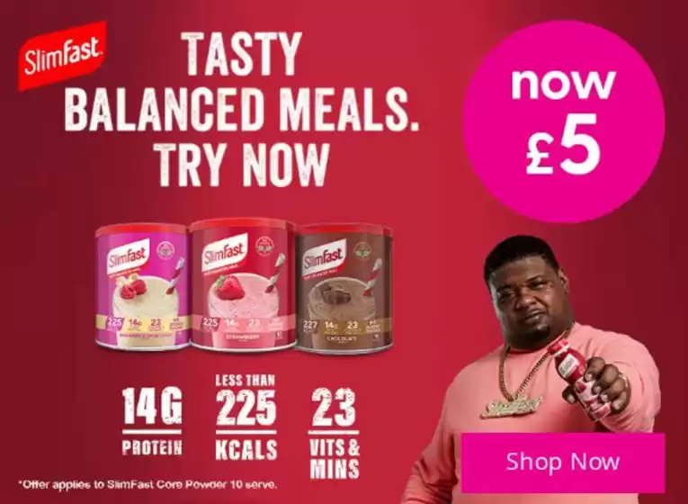 Superdrug catalogue | Tasty Balanced Meals Try Now | 2025-12-31T00:00:00.000Z - 2026-01-10T00:00:00.000Z