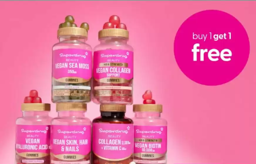 Superdrug catalogue | Buy 1 Get 1 Free~ | 2025-12-31T00:00:00.000Z - 2026-01-12T00:00:00.000Z