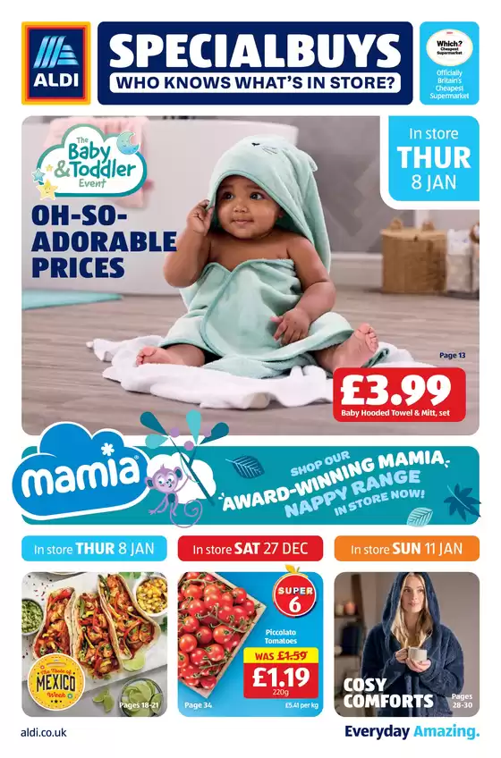 Aldi catalogue in Wolverhampton | Current deals and offers | 2025-12-27T00:00:00.000Z - 2026-01-11T00:00:00.000Z