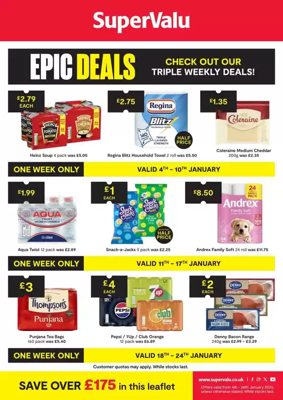SuperValu catalogue in Sheffield | Weekly-ad SuperValu | 2026-01-04T00:00:00.000Z - 2026-01-24T00:00:00.000Z