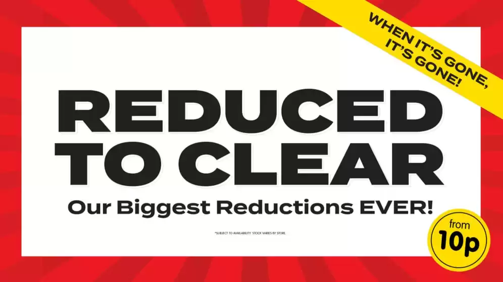 B&M Stores catalogue | Reduced to clear | 2026-01-05T00:00:00.000Z - 2026-01-18T00:00:00.000Z