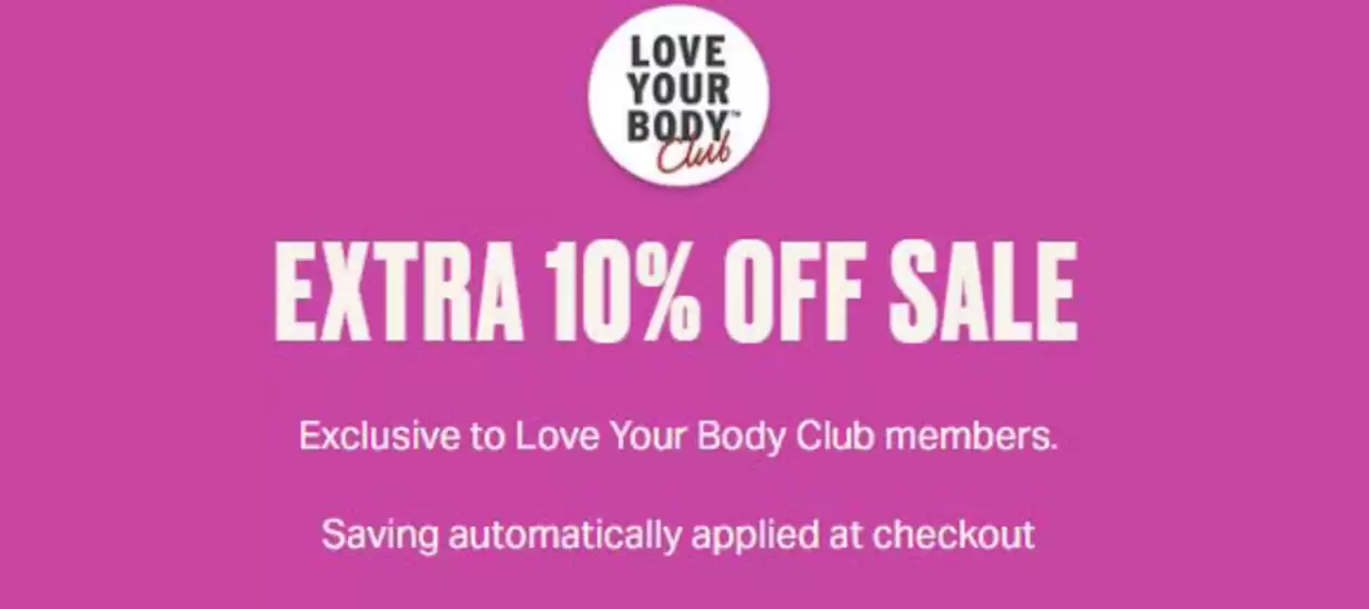 The Body Shop catalogue in Coln-brook | Extra 10% Off Sale | 2026-01-12T00:00:00.000Z - 2026-01-25T00:00:00.000Z