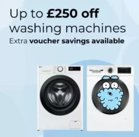 Hughes catalogue in Bangor | Up To £250 Off Washing Machines | 2026-01-12T00:00:00.000Z - 2026-01-23T00:00:00.000Z