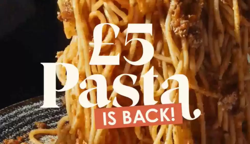 Bella Italia catalogue in Glasgow | £5 Pasta | 2026-01-16T00:00:00.000Z - 2026-02-11T00:00:00.000Z