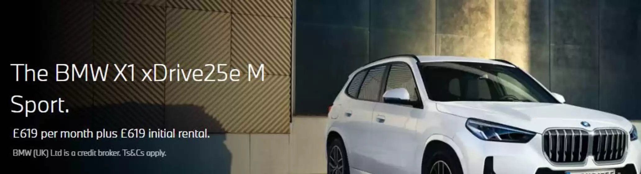 BMW catalogue in Fareham | The BMW X1 xDrive25e M Sport | 2026-01-19T00:00:00.000Z - 2026-02-06T00:00:00.000Z