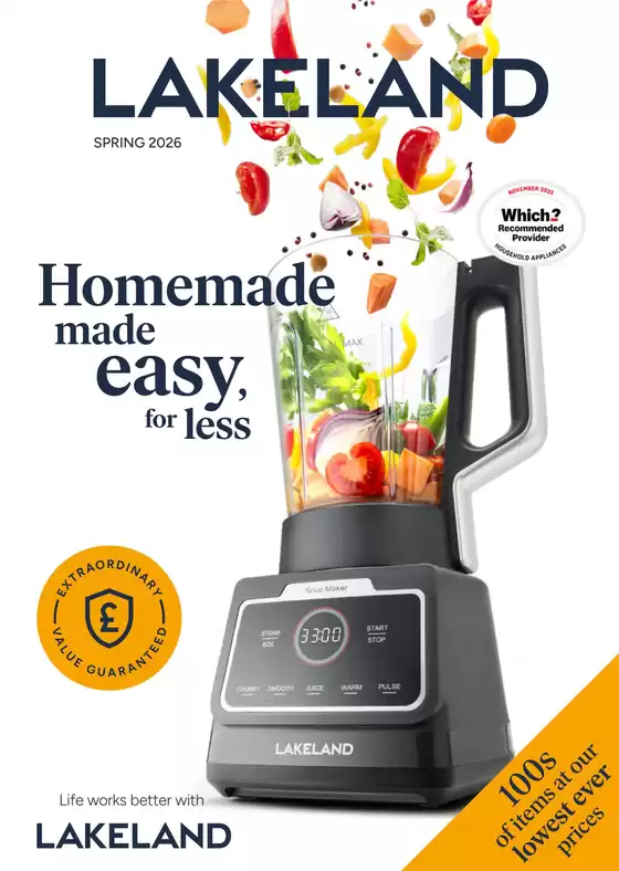 Lakeland catalogue in Newcastle upon Tyne | Weekly-ad Lakeland | 2026-01-01T00:00:00.000Z - 2026-12-31T00:00:00.000Z